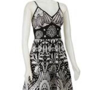 Magic Black and White Midi Sundress
